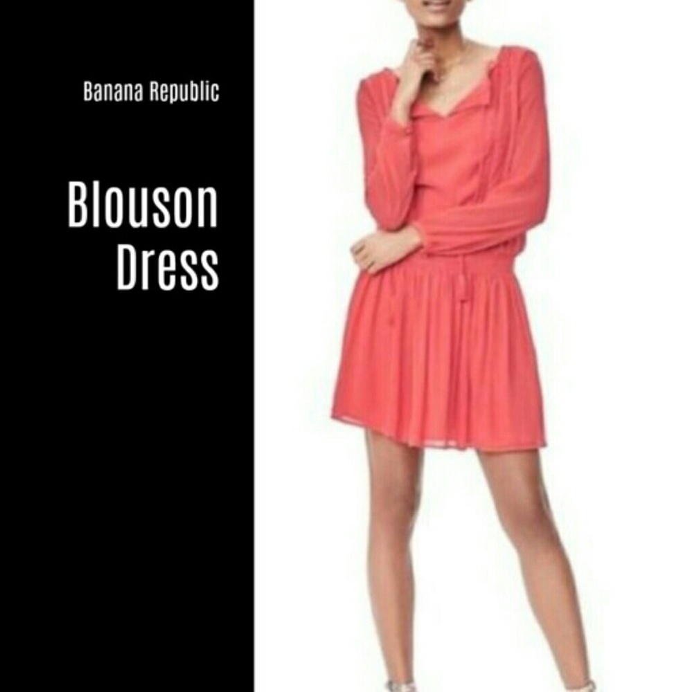 NWT! Banana Republic blouson dress!